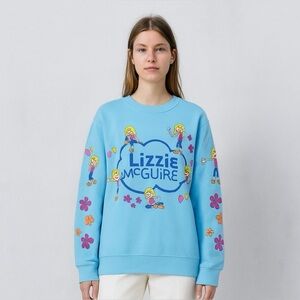 Lizzie McGuire Retro Lizzie Floral Women's Crewneck